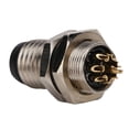 thumbnail image 3 of Panel Connector, 8 Pin Plug Connector M8 Aviation M8 Connector Easy To Repair  For Female Socket For Industry, 3 of 8