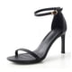 thumbnail image 5 of Zapatos de mujer Moda Color sólido Minimalistic Glitter Flock Thin Band Sexy Temperament Sandalias de tacón alto Wmkox8yii hfjk2082, 5 of 5