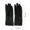 thumbnail image 3 of Unique Bargains 1 Pair Sunblock Mittens Floral Sun Block Driving Gloves for Women Black, 3 of 5