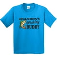 thumbnail image 3 of Inktastic Grandpa's Fishing Buddy Youth T-Shirt, 3 of 5