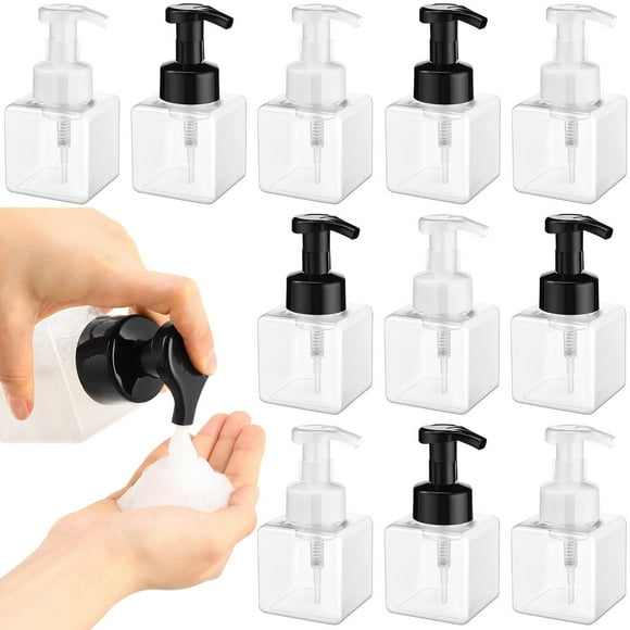 Dispensador de jabón de viaje recargable Domensi con bomba de espuma de 250 ml