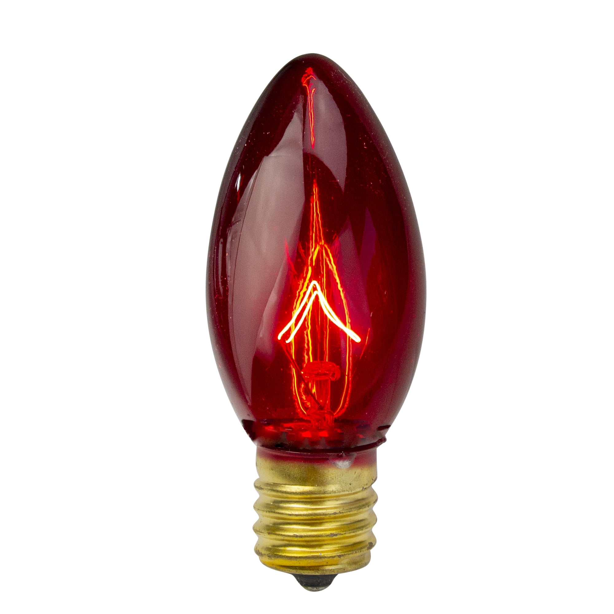 Pack of 4 Red C9 Christmas Replacement Lamp Bulbs 2.25'