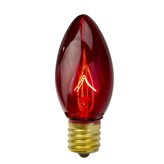 Pack of 4 Red C9 Christmas Replacement Lamp Bulbs 2.25"