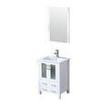 thumbnail image 3 of Lexora Home Volez 24" Single Vanity in White, 3 of 8