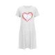 thumbnail image 4 of Camisón corto de mujer, vestido de largo medio con estampado de moda, camisón corto extragrande de mujer, camisón de manga corta con estampado de pecho a la moda, camisón de mujer, 4 of 5