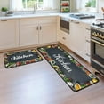 thumbnail image 6 of Farmhouse Kitchen Rugs and Mats Non Skid Washable, Non-Slip Backing Kitchen Rug Set of 2 for Floor, Farmhouse Style Kitchen Decor Runner Rug Sets for Kitchen (17"x47.2"+17"x30", Seasonings), 6 of 7