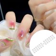 thumbnail image 4 of Seitruly Puntas de uñas redondas falsas, tabla de colores, parte posterior plana de doble cara, pegatina para colorear resistente al desgaste para uñas, Juegos de manicura Transparente Seitruly CE012220-01B, 4 of 6