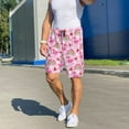 thumbnail image 7 of Kdxio Cute Flamingo Print Mens Sleep Shorts Bottoms Soft Comfy Pajama Wear Pants with Drawstring Pockets, 7 of 7
