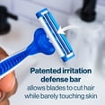 thumbnail image 3 of Gillette Skin Guard Sensitive Disposable Razors for Men, Blue, 4 Razors, 3 of 9