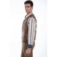 thumbnail image 3 of Scully Men's Leather Vest, Tan, Large, 3 of 4