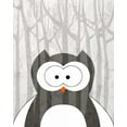 thumbnail image 2 of Allen, Kimberly 26x32 Gold Ornate Wood Framed with Double Matting Museum Art Print Titled - Woodland Owl, 2 of 4
