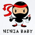thumbnail image 2 of CafePress - Ninja Baby Onesie - Baby Light Bodysuit, Size Newborn - 24 Months, 2 of 4