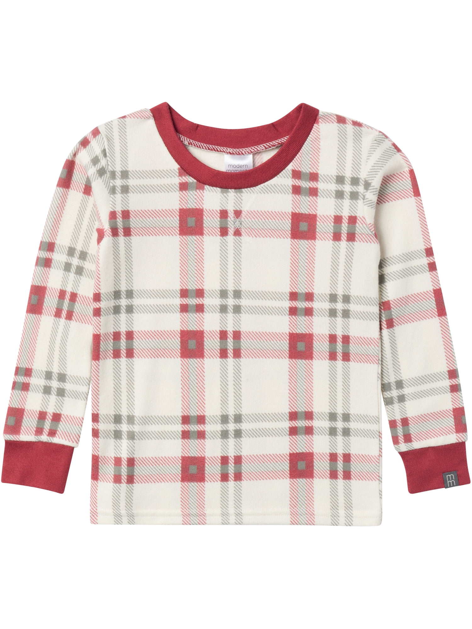 Modern Moments by Gerber Gender Neutral Tight Fitting Christmas Pajama Set, 2-Piece, Sizes 12 Months - 12 Kids