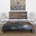 thumbnail image 2 of Designart 'Forest River in The Spring' Traditional Duvet Cover Set, 2 of 4