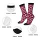 thumbnail image 5 of Balery Rose Leopard Print Calcetas Largas con Estampado para Hombre y Mujer – Suaves y Transpirables, Talla Única (US 5-11), 5 of 6