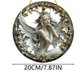 Your Space With The Beauty Of Winged Fairy Acrylic Painted Window