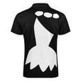 thumbnail image 5 of Wilma Flintstones Men Zipper T-shirt Summer Casual Short Sleeve T-shirt Top, 5 of 7