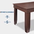 thumbnail image 4 of Farmhouse Dining Table for 4-8 - Large 63/71 Inch Rectangular Wooden Kitchen & Dining Room Table - Sturdy Thick Legs, Modern Rustic Design, 4 of 9