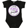 thumbnail image 3 of Inktastic I Wear Purple for My Grandma Pancreatic Cancer Awareness Boys or Girls Baby Bodysuit, 3 of 5