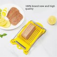 thumbnail image 3 of GeweYeeli Stainless Steel Meat Slicer Egg Vegetable Cheese Chopper Fruit Banana Watermelon Kitchen Splitter, Yellow, 3 of 5