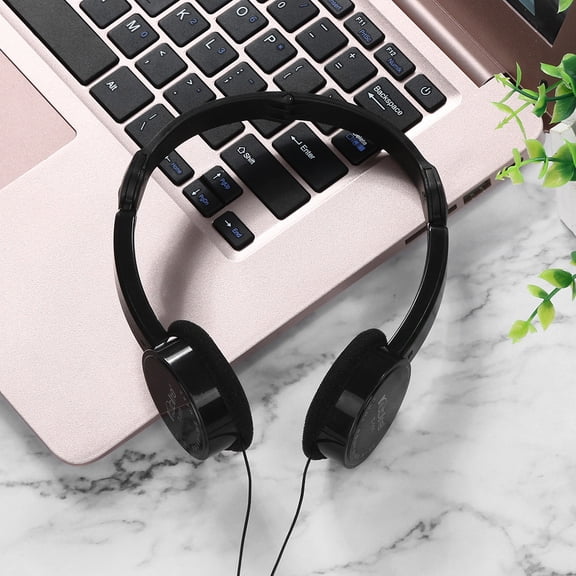 Headphones, Over-Ear Wired Headphones, Foldable Stereo Sound Headsets, 3.5mm Jack