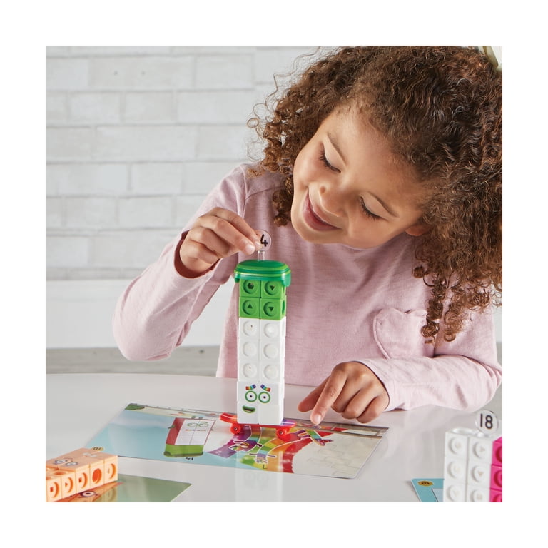 Hand2Mind MathLink Cubes Numberblocks 11-20 Activity Set, Learning