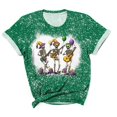 thumbnail image 2 of Jsaierl Women's Mardi Gras Shirts Cute Carnival Themed Mask Graphic Tees Trendy Short Sleeve T Shirts Blouses Dressy Casual Round Neck Parade Tops, 2 of 6