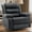 Black, variant on Korser Oversized Swivel Rocker Recliner Chair with Massage and Heating for Living Room,Beige