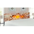 thumbnail image 2 of Ocean Headboard, Clown Fish Swimming in Tentacles in Pacific Ocean Bali Indonesia Marine Wildlife, Upholstered Decorative Metal Bed Headboard with Memory Foam, King Size, Beige Orange, by Ambesonne, 2 of 4