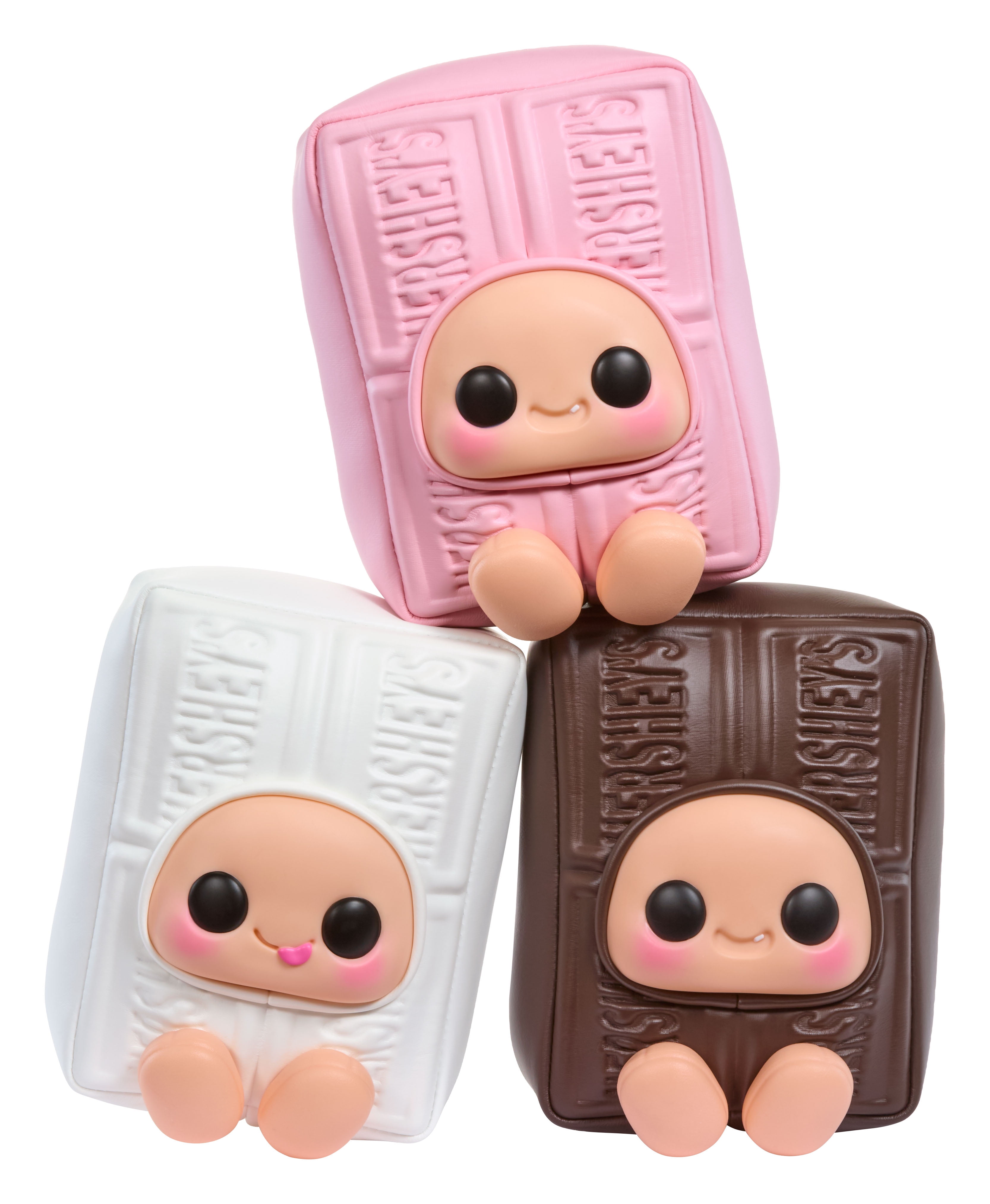 Hyojo HERSHEY’S Series, Blind Box Collectible Plush, Limited Edition, Chocolate, White & Strawberry, Gift for All Ages