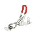 thumbnail image 3 of Unique Bargains 2pcs Stainless Steel Car Adjustable Toggle Clamp Latch Lock Hasp with Hole 100Kg 220Lbs, 3 of 4