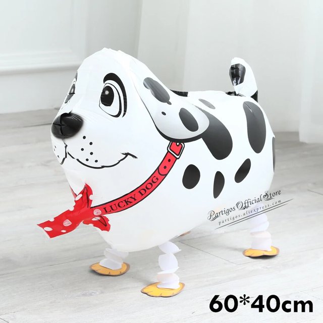 Globo de helio de animales para caminar para niños, juguete de aire para decoración de fiesta de cumpleaños, mezcla, perro, Panda, dinosaurio, Tigre, 10 unidades por lote