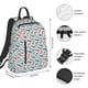 thumbnail image 2 of Balery Colorful Shark Mochila ligera para hombre y mujer: duradera e impermeable, ideal para la escuela, el trabajo, viajes y uso diario., 2 of 7