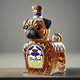 thumbnail image 2 of Shaped Whiskey Decanter，300ml Novelty Handmade Glass Wine Bottle Funny Animal-Themed Barware, Gifts For Dog Lovers And Whiskey Lovers，Home Bar Decoration, 2 of 5