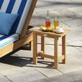 thumbnail image 4 of Gymax 20'' Teak Shower Bench Waterproof Shower Stool for Shaving Legs Indoor & Outdoor, 4 of 10