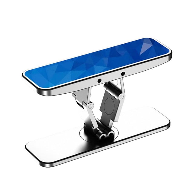 Support de Téléphone Pliant Intégré Universel 7,2 Pouces en Alliage de Zinc Support Arrière Réglable pour Visionnage et Chargement Mains Libres