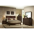 thumbnail image 3 of Acme Furniture Madison Eastern King Panel Bed in Espresso Rubberwood, Eastern King, 3 of 7