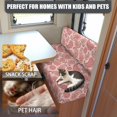 thumbnail image 4 of HELLHERO RV Dinette Cushion Covers Comfortable Stretch Spandex, Compatible with Loveseat Camper RV Booth Seat Covers 2 Pieces, 4 of 7