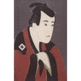 thumbnail image 2 of Tōshūsai Sharaku 11x14 Black Ornate Wood Framed Double Matted Museum Art Print Titled: The Actor Ichikawa Yaozo III as Tanabe Bunzo from the Play the Iris Soga of the Bunroku&nbsp;Period (17, 2 of 5