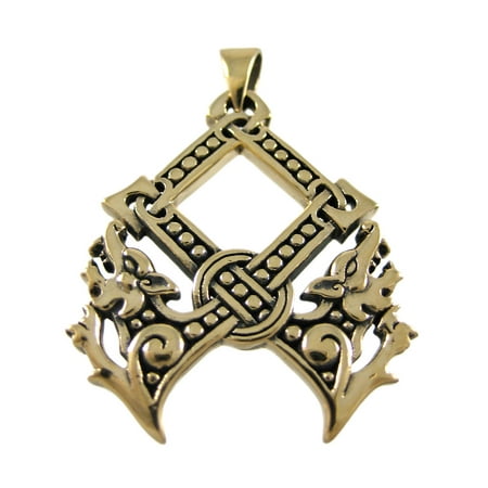 Rune Of Othala Bronze Pendant Charm Prosperity