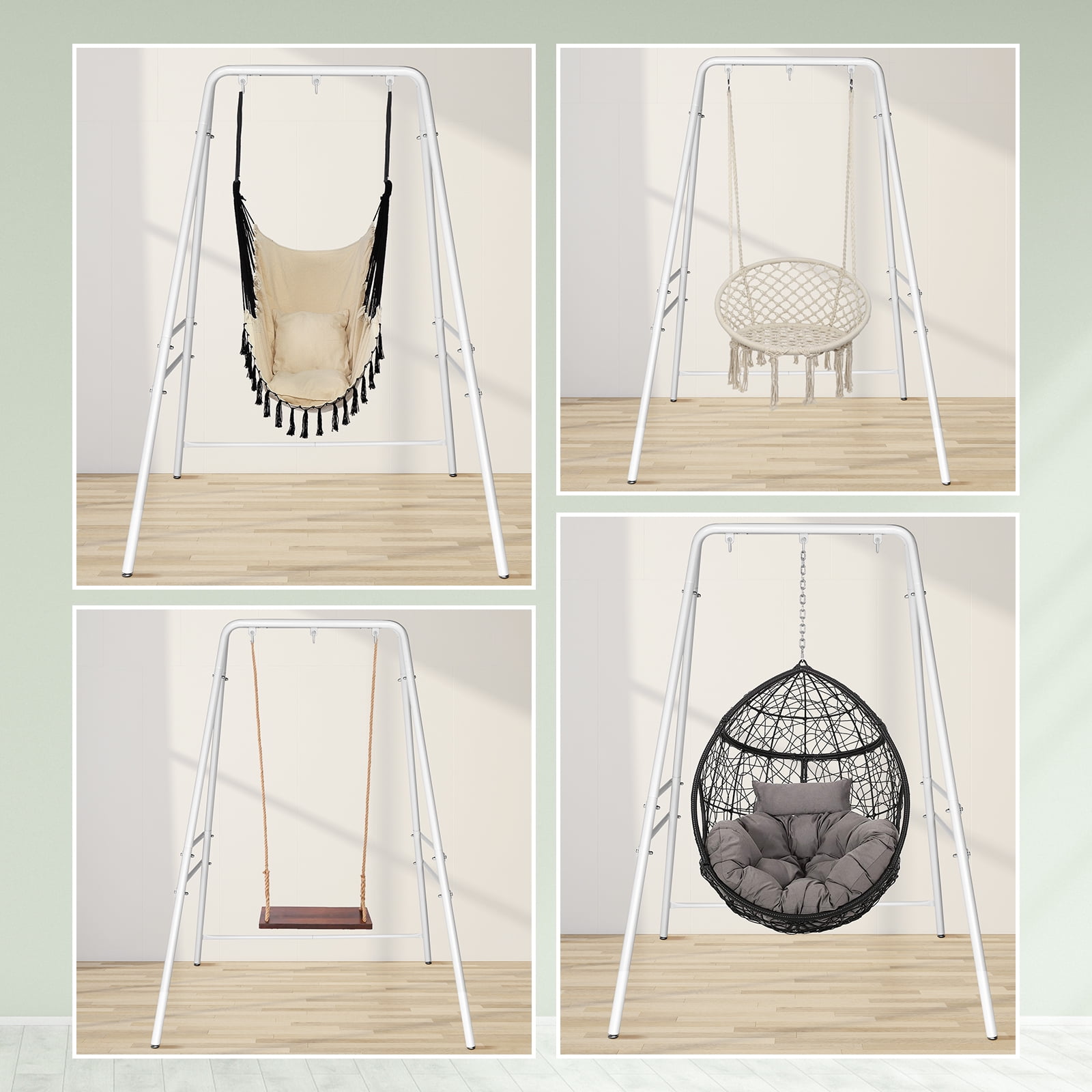 Winado Metal Heavy Duty Hammock Chair Stand Swing Stand Hanging