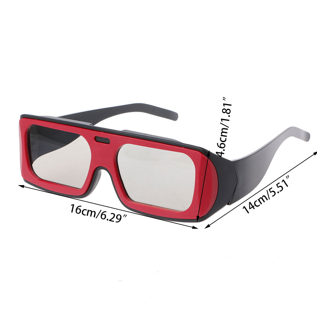 system Opstå Bemyndige ZUARFY Dual Color Frame Circular Polarized Passive 3D Stereo Glasses For  Real D 3D TV Cinema - Walmart.com