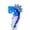 A007- Style G, variant on 1PC Glittering Royal Birthday Number Candle - Icy Blue Glitter Design with Crown Accent, Cartoon Creative Style - for Kids Adults Birthday Parties, Cupcake Toppers, Celebration Events