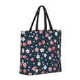 thumbnail image 2 of Vsdgher Cherry Blossoms print Tote Bag for Women Shoulder Bag with Zipper Large Shoulder Bag Handle Handbag Portable Washable for Travel, Work, 2 of 8