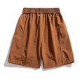 thumbnail image 3 of EOYWHK Mens Active Shorts Quick Dry Cargo Shorts with Multi-Pockets Elastic Waist Workout Shorts for Men Soft Lightweight Breathable Casual Activewear for Men Brown, Size XXXL, 3 of 9