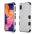 thumbnail image 2 of Kaleidio Case For Samsung Galaxy A10e A102 [Natural TUFF] Impact Protective Hybrid [Shock Absorption] 3-Piece Dual Layer Rubber Cover w/ Overbrawn Prying Tool [Grey/Black], 2 of 4