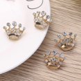 thumbnail image 2 of KAIYANG Broche de aleación de moda con forma de corona y diamantes de imitación, accesorio de ropa (dorado), 12 unidades, 2 of 5