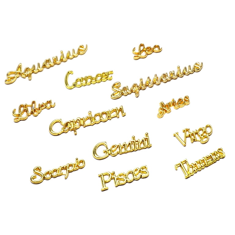 WOKOTO 78Pcs Gold Rose Gold And Black Nail Letters Charms For Nails 3D  Letters Nail Charms For Nail Art 3D Jewels For Women Nails Luxury Letters Nails  Art Gems For Acrylic Nails