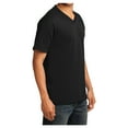 thumbnail image 4 of Mens Core Cotton V-Neck Tee Jet Black M, 4 of 6