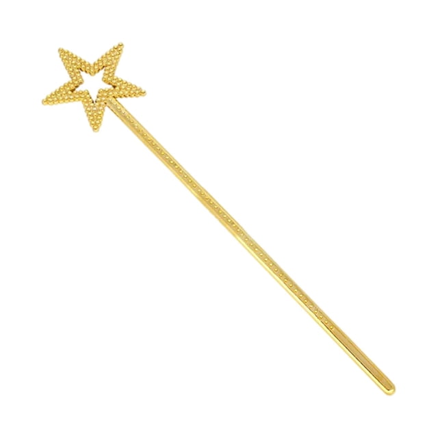 Varita de , accesorios para disfraces, varitas de hadas, palo para de cumpleaños, Halloween, , Navidad, princesa, Dorado Sunnimix Palos de varita de estrella